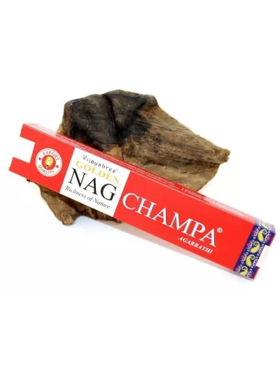 Encens Golden Nag Champa Rouge - Vertus, Bienfaits et Propriétés Li...