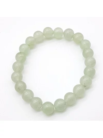 Bracelet Aventurine naturelle perles 8mm - Pierres et vertus - Gaiance Minéraux