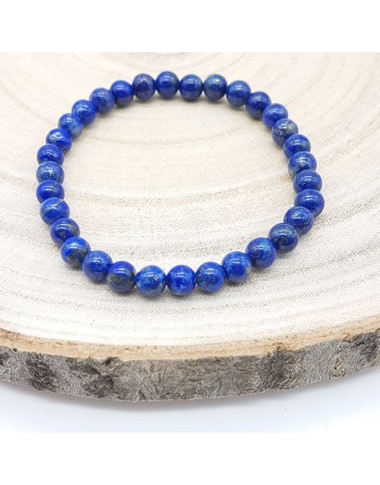 Bracelet Lapis Lazuli de 6m proposé par Gaiance Minéraux