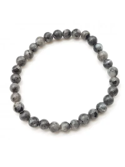 Bracelet Larvikite perles 6mm - Pierres et vertus - Gaiance Minéraux