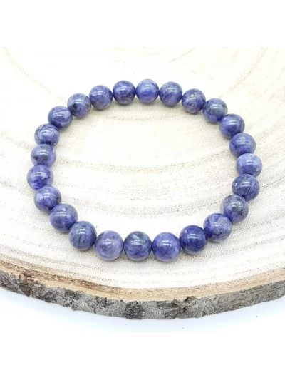 Bracelet Charoite perles 8mm - Pierres et vertus - Gaiance Minéraux