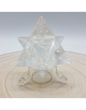 Merkaba Cristal de Roche proposé par Gaiance Minéraux
