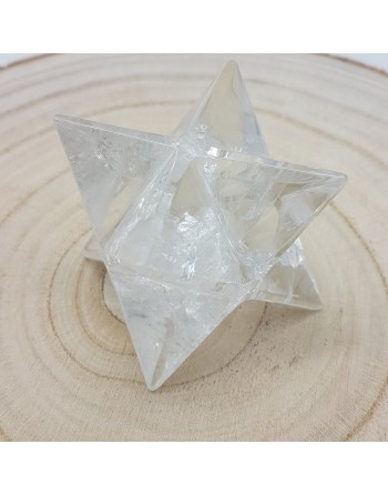 Merkaba Cristal de Roche proposé par Gaiance Minéraux