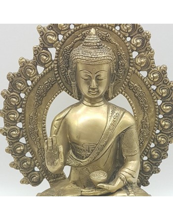 Statue Bouddha Laiton proposée par Gaiance Minéraux
