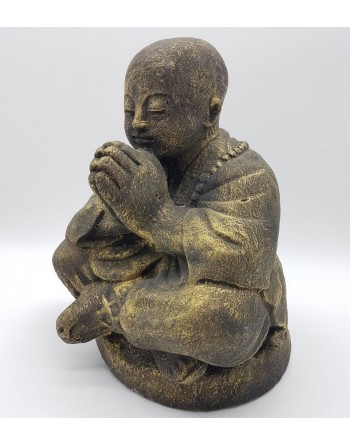 Statue moine bouddha proposé par Gaiance Minéraux