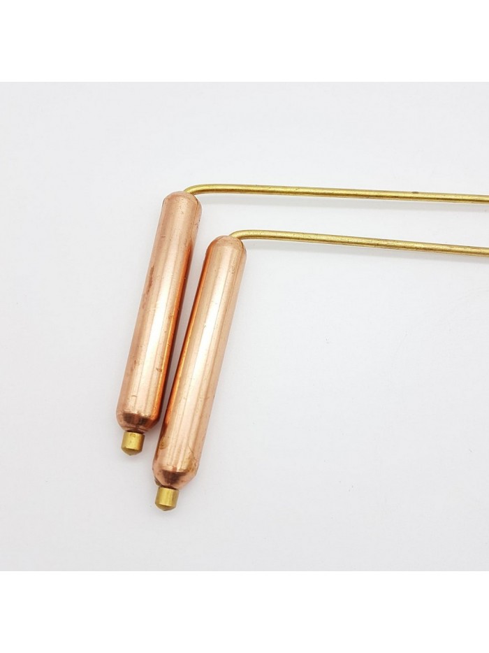 Baguettes de Sourcier Professionnelles 100% Cuivre & Pendule