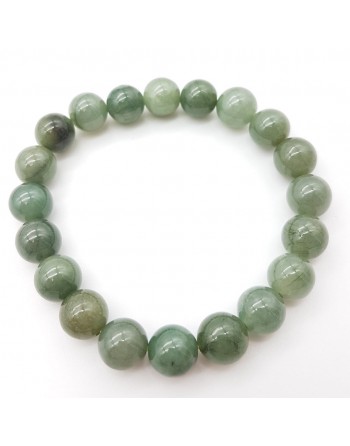 Bracelet 10mm Jade Burma proposé par Gaiance Minéraux