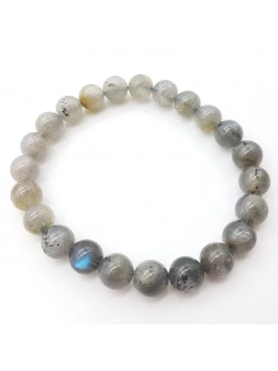 Bracelet Labradorite perles 8mm - Pierres et vertus - Gaiance Minéraux