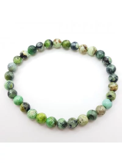 Bracelet Variscite perles 6mm - Pierres et vertus - Gaiance Minéraux