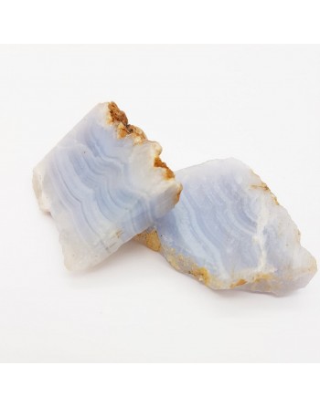 Calcédoine bleue, pierre brute proposée par Gaiance Minéraux