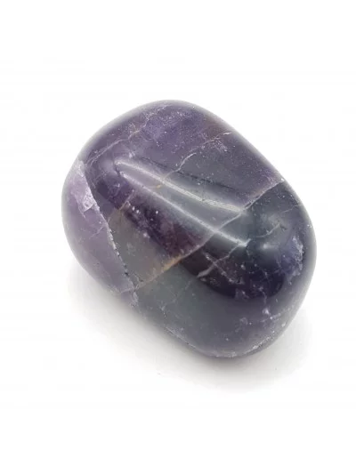 Pierre roulée Fluorite violette- Vertus Pierre Lithothérapie - Gaiance Minéraux