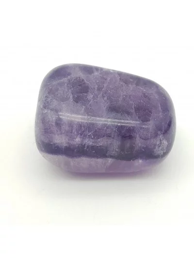 Pierre roulée Fluorite violette- Vertus Pierre Lithothérapie - Gaiance Minéraux