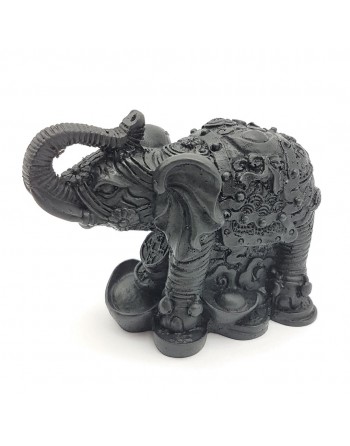 Figurine Shungite Eléphant proposée par Gaiance Minéraux