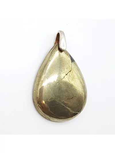 Pendentif Pyrite- Bijoux & Minéraux - Gaiance Minéraux