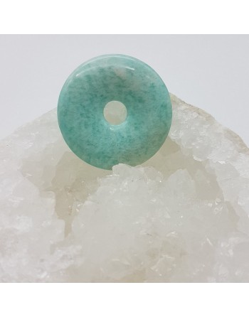 Pendentif donut Amazonite proposé par Gaiance Minéraux