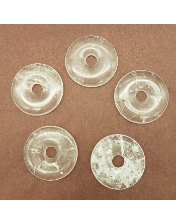 Pendentif donut Cristal de Roche proposé par Gaiance minéraux