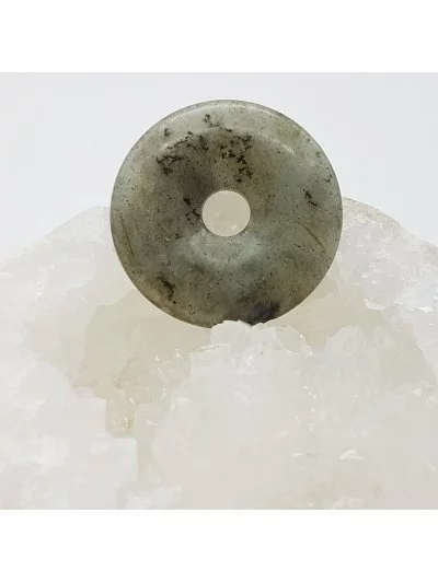 Pendentif Donut 4cm Labradorite - Bijoux & Minéraux - Gaiance Minéraux