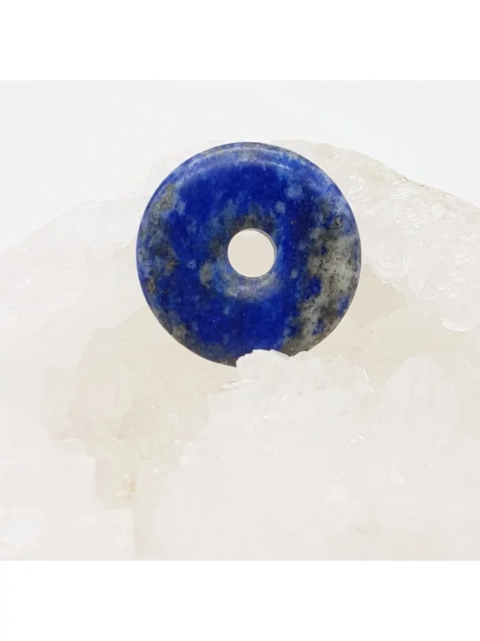 Pendentif Donut 3cm Lapis Lazuli - Bijoux & Minéraux - Gaiance Minéraux