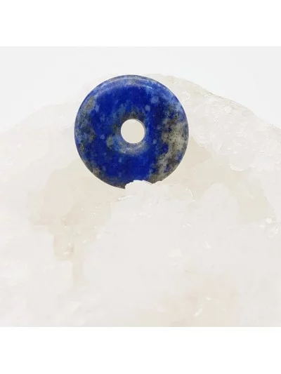 Pendentif Donut 3cm Lapis Lazuli - Bijoux & Minéraux - Gaiance Minéraux