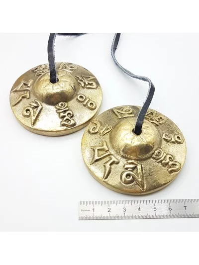 Paire Tingsha 7cm Cymbales tibétaine -Collection Zen- Gaiance Minéraux