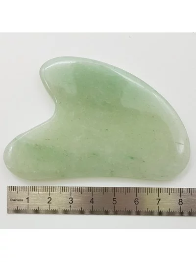 Gua Sha Massage en Minéraux Aventurine - Lithothérapie Gaiance Minéraux