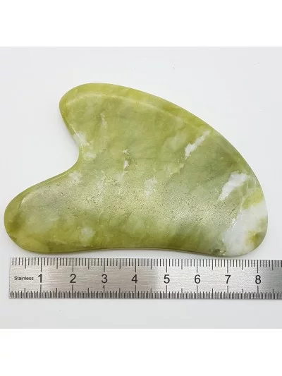 Gua Sha Massage en Minéraux Jade - Lithothérapie Gaiance Minéraux