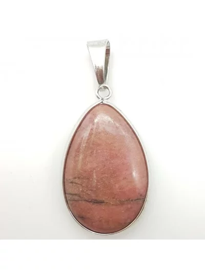 Pendentif Rhodonite - Bijoux & Minéraux - Gaiance Minéraux