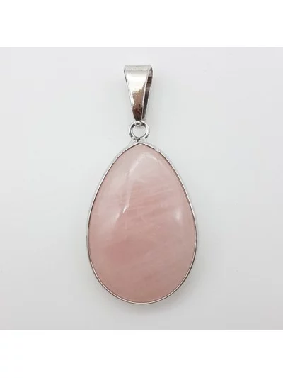 Pendentif en Quartz Rose - Bijoux & Minéraux - Gaiance Minéraux