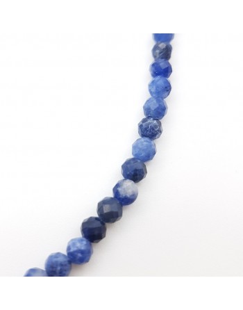 Bracelet Sodalite perles naturelles facettées 4m proposé par Gaiance Minéraux