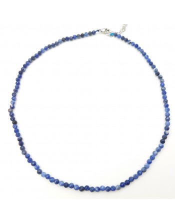 Bracelet Sodalite perles naturelles facettées 4m proposé par Gaiance Minéraux