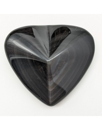 Cœur en Obsidienne Œil Céleste proposé par Gaiance Minéraux
