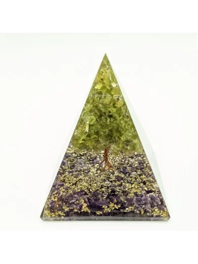 Orgonite Arbre en Péridot - Collection Orgonite - Gaiance Minéraux