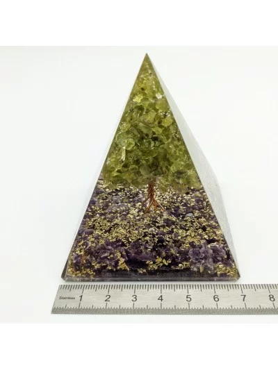 Orgonite Arbre en Péridot - Collection Orgonite - Gaiance Minéraux