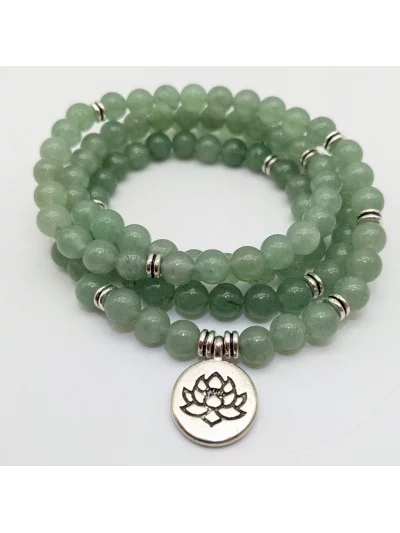 Bracelet Aventurine multi tours 6mm - Vertus, Bienfaits et Propriét...