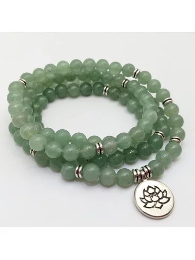 Bracelet Aventurine multi tours 6mm - Vertus, Bienfaits et Propriét...