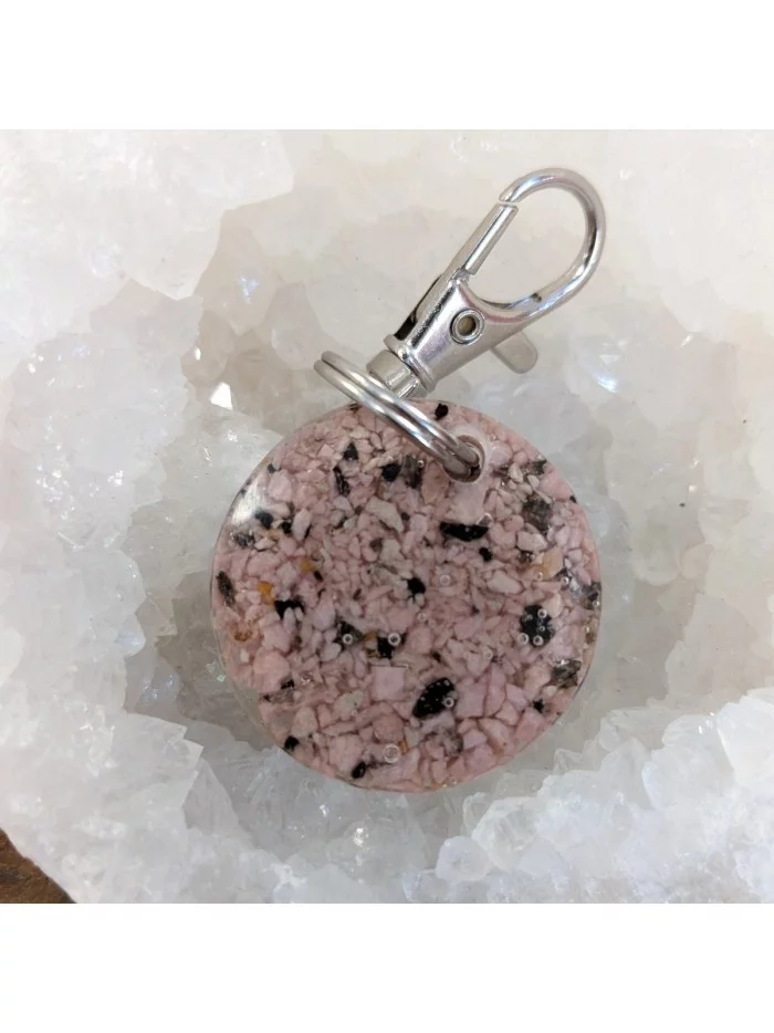 Médaille Animaux Rhodonite - Lithothérapie - Gaiance Minéraux